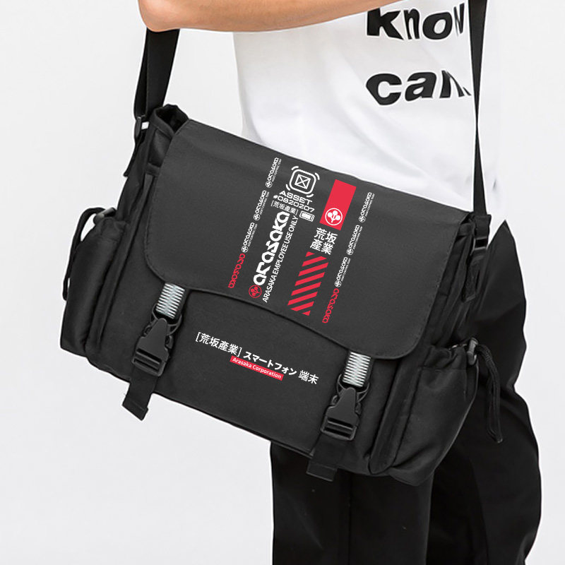 Cycling Commuter Backpack - アニメ サイバーパンク2077 コスプレ シングルショルダー クロスボディ バックパック