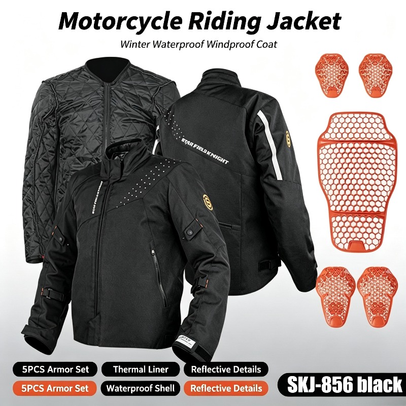 Winter Cycling Commute - スターナイト サイクリングスーツ バイク用 メンズ レーシングスーツ 耐衝撃