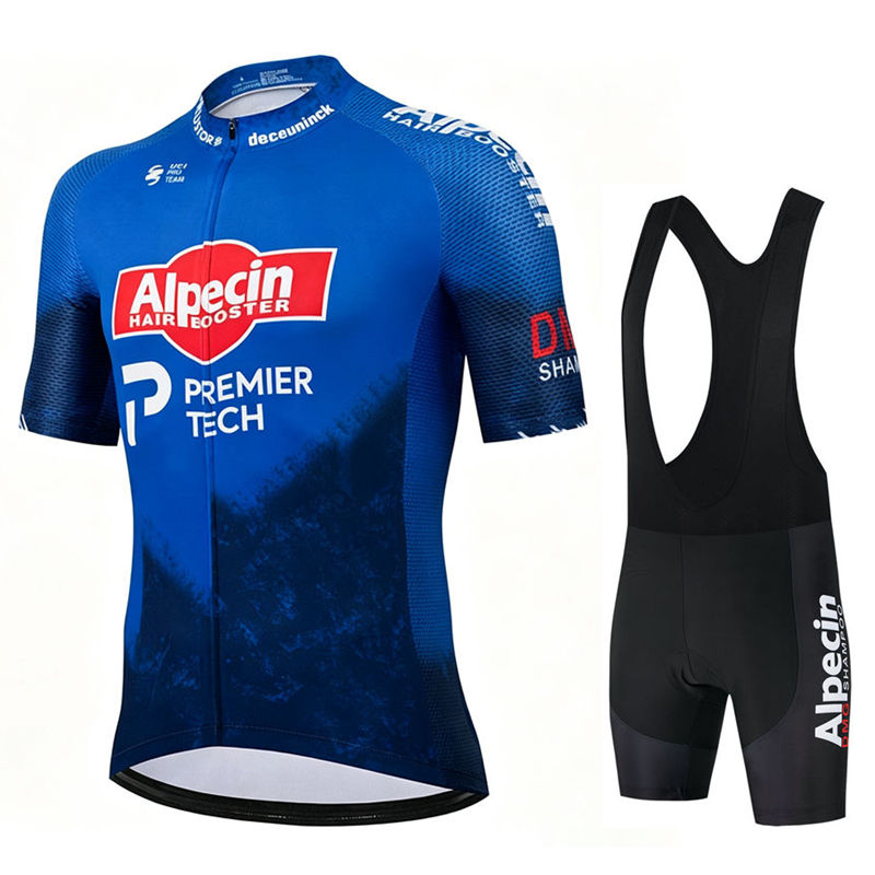 Cycling Community - Alpecin プロサイクリングジャージセット男性ビブショーツ自転車半袖 Bicicleta 服バイクマイヨ Ciclismo Hombre