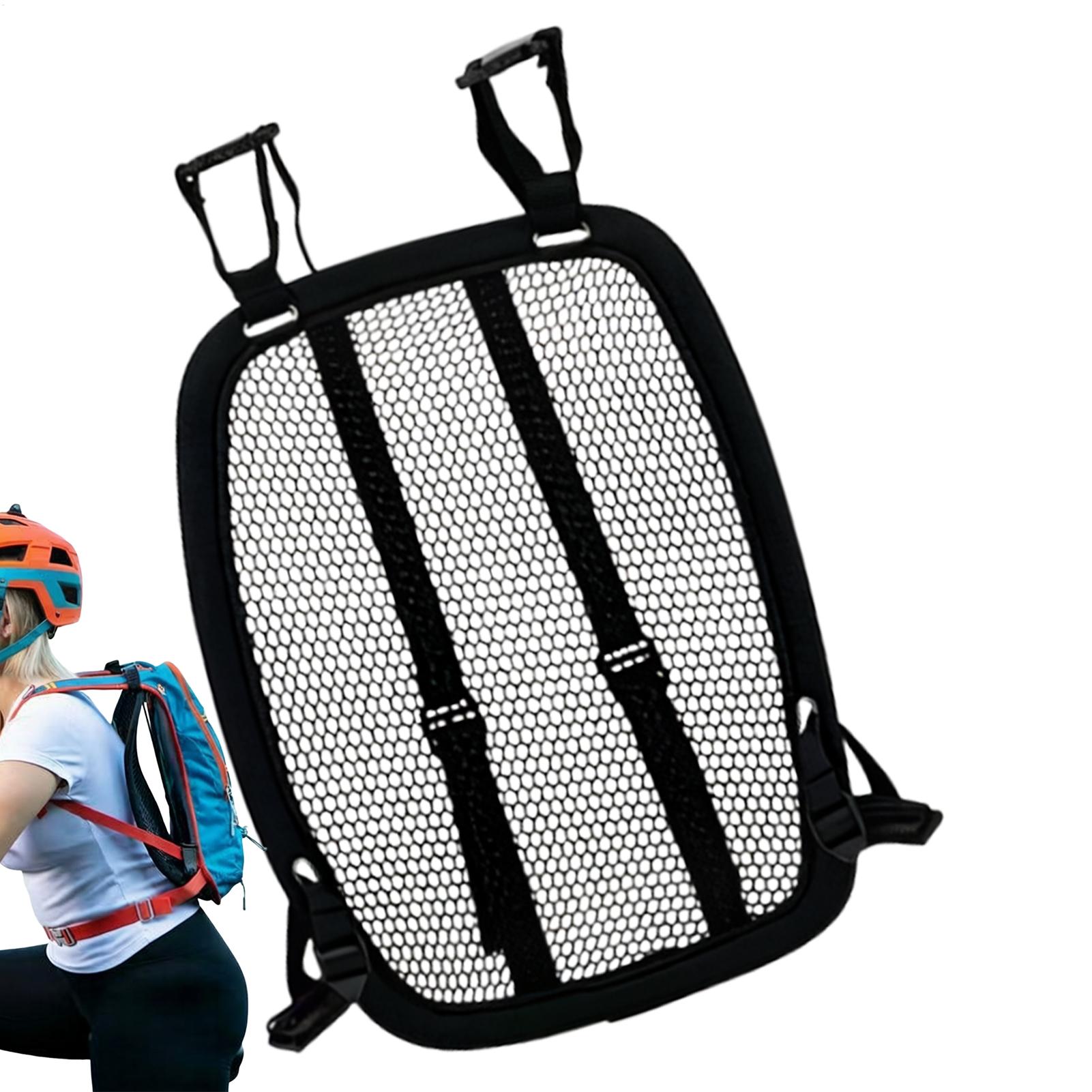 Cycling Commuter Backpack - 人間工学に基づいたバックパック換気クッション調節可能なエアフロースペーサーメッシュ冷却バックパネルハイキング通勤サイクリング旅行用