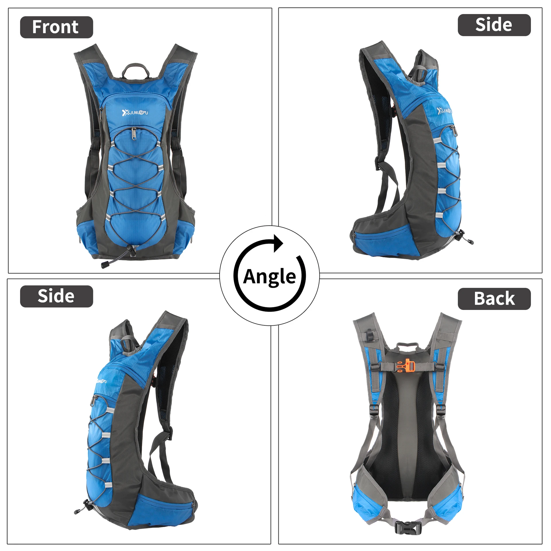オートバイのバックパック旅行収納リュックサックキャンプ登山ハ - Cycling Commute Backpack のレビューと価格