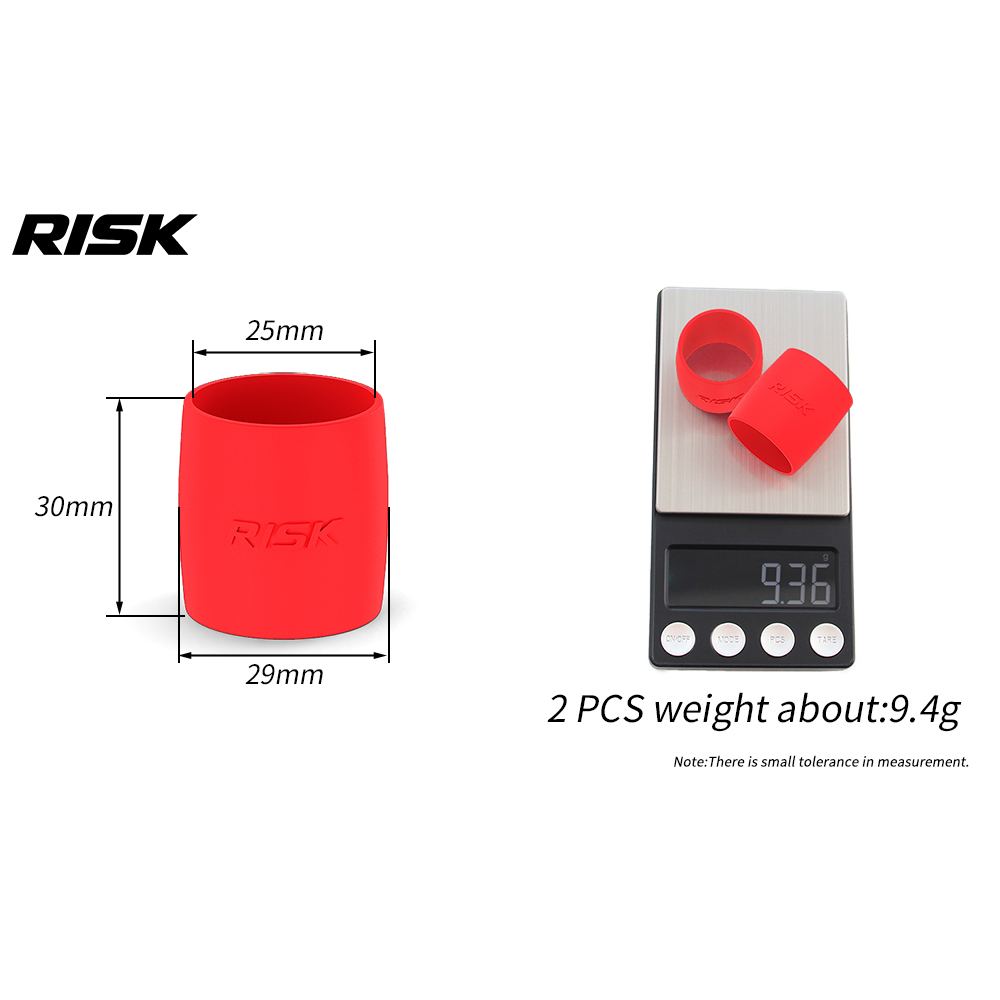 2個/袋入り RISK ロードバイク用伸縮性ハンドルバースト - Bell Handlebar Ring のレビューと価格