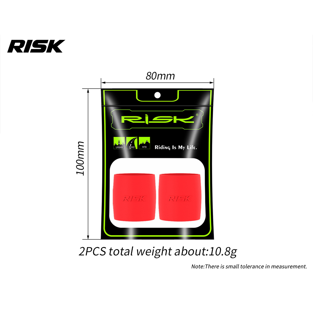 2個/袋入り RISK ロードバイク用伸縮性ハンドルバースト - Bell Handlebar Ring のレビューと価格