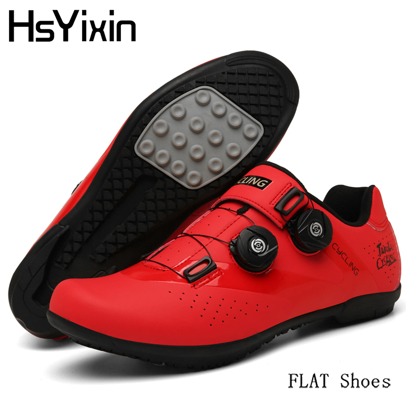 ユニセックスバイクシューズラバーロックなしメンズクリートなし - Cycling Commuter Shoes のレビューと価格