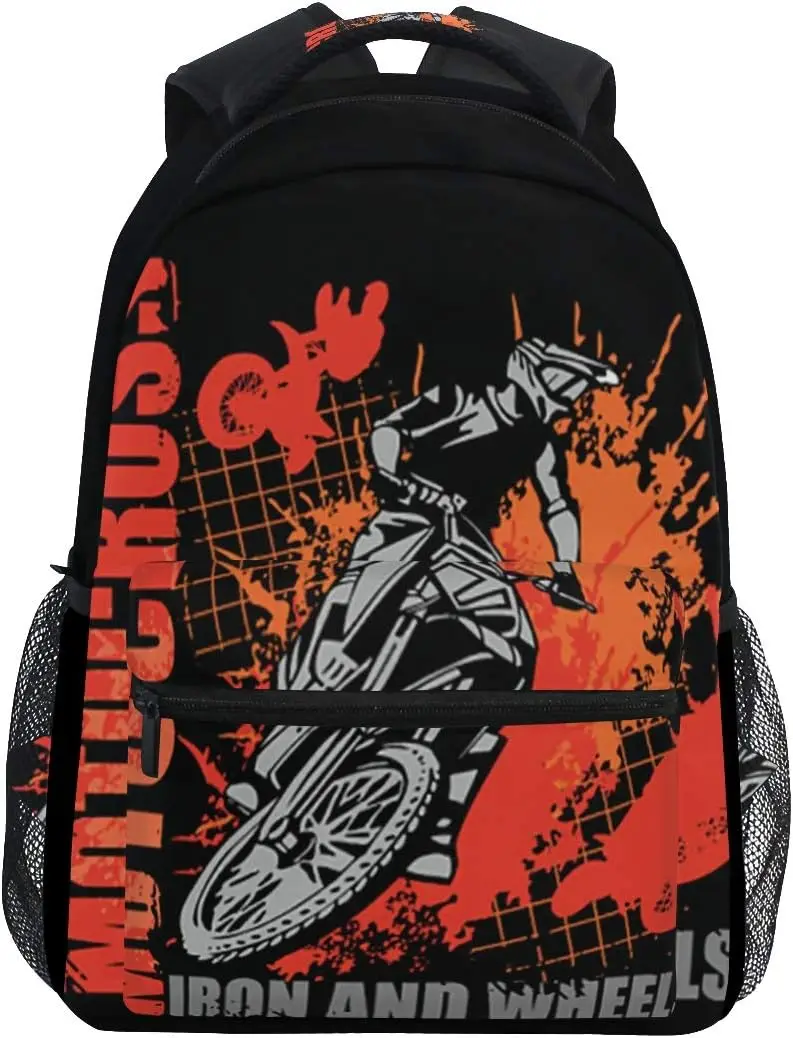 オートバイのバックパックダートバイクスクールブックバッグ少年 - Cycling Commute Backpack のレビューと価格