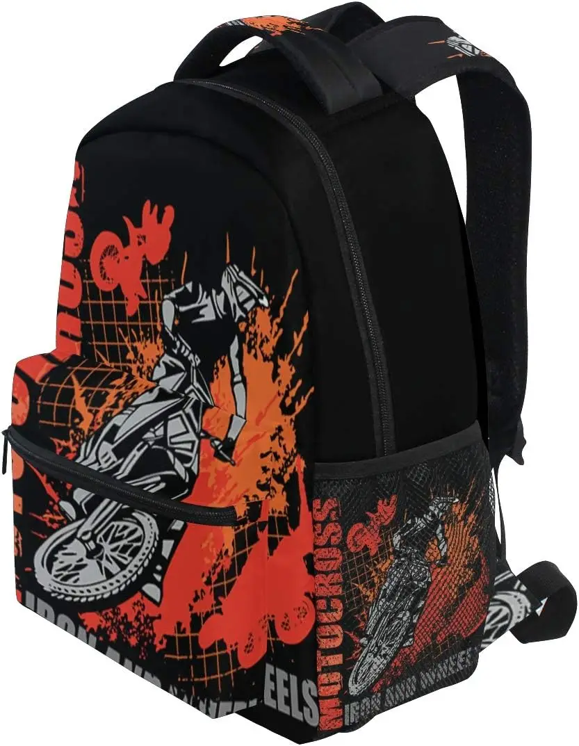 オートバイのバックパックダートバイクスクールブックバッグ少年 - Cycling Commute Backpack のレビューと価格