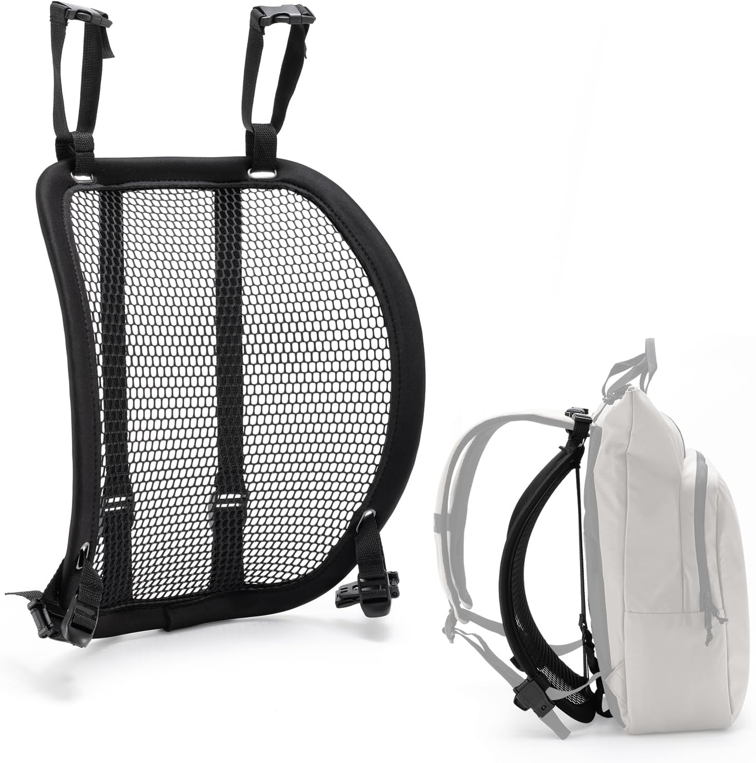 軽量通気性バックパック、スペーサーメッシュバックパックフレー - Cycling Commuter Backpack のレビューと価格
