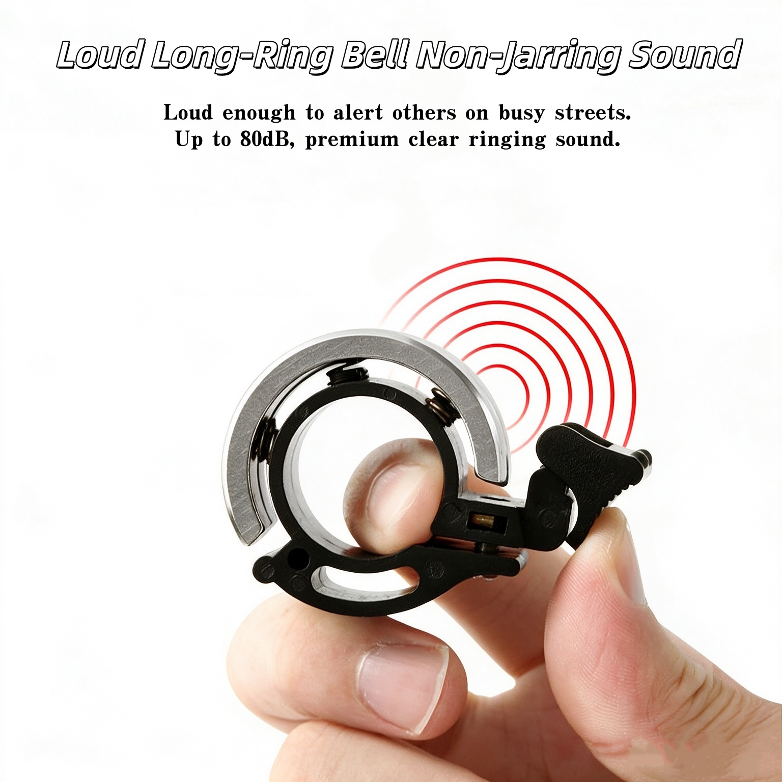 自転車ベル MTB自転車ホーン 合金製自転車リングサウンド  - Bell Handlebar Ring のレビューと価格