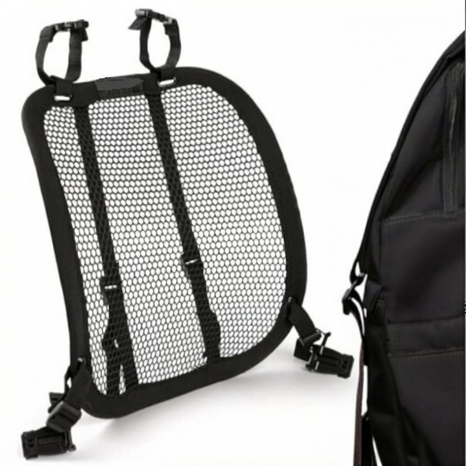 人間工学に基づいたバックパック換気クッション調節可能なエアフ - Cycling Commuter Backpack のレビューと価格