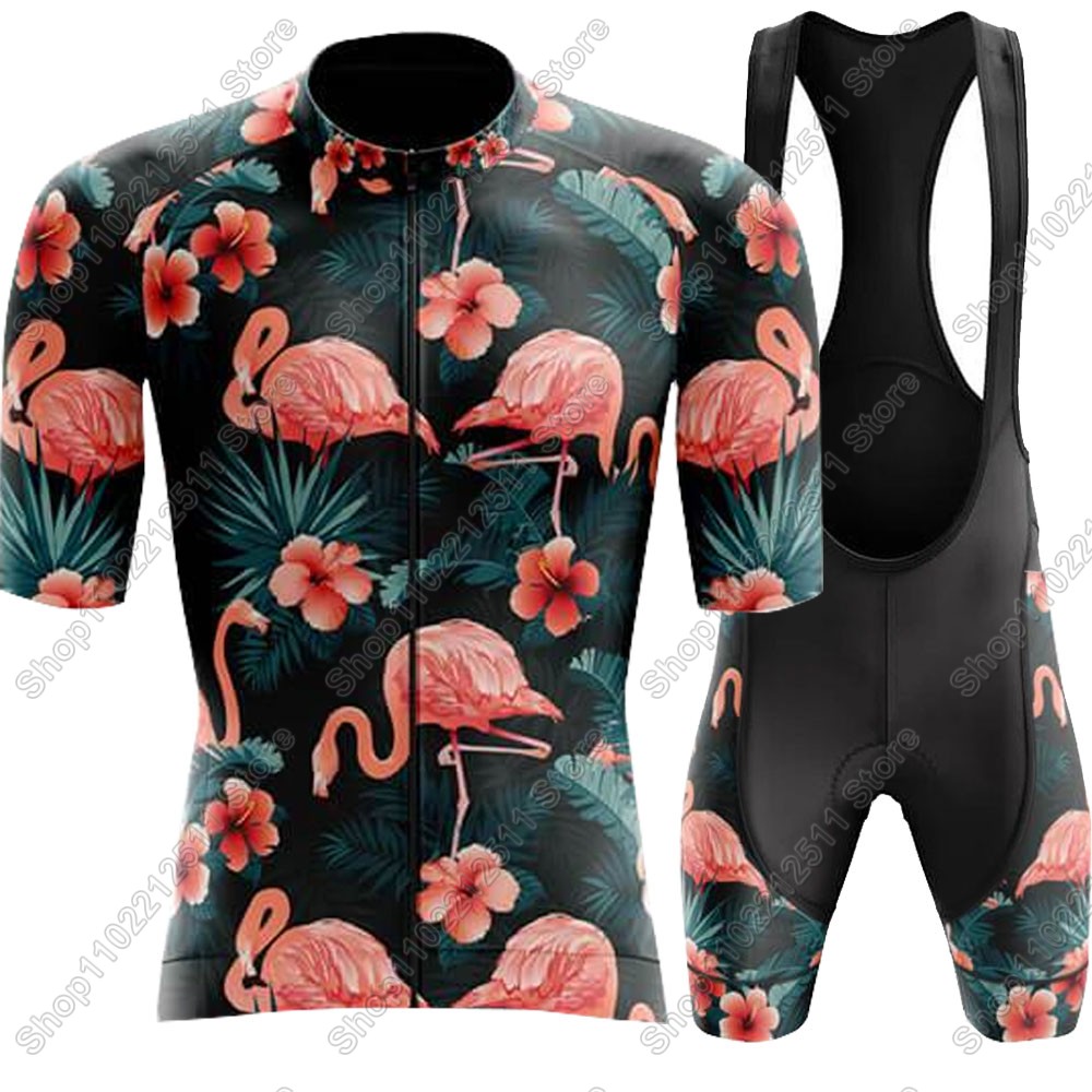 2025 フラミンゴサイクリングジャージセット自転車服男性夏 - Cycling Community のレビューと価格