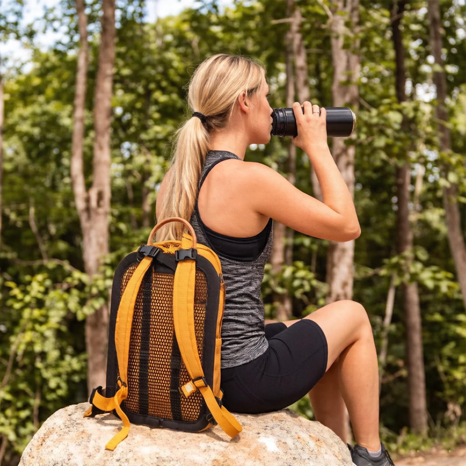 バックパックスペーサーフレーム通気性調整可能なメッシュユニバ - Cycling Commuter Backpack のレビューと価格