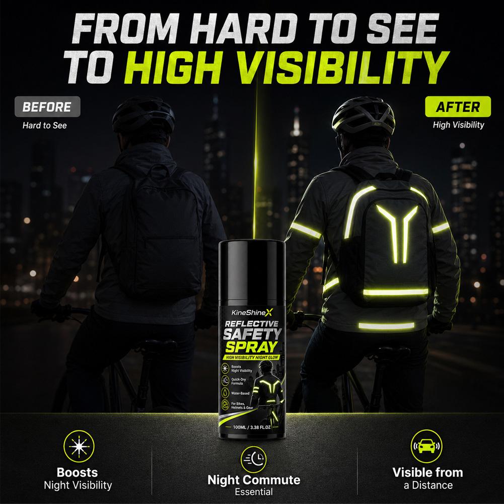 夜間反射安全スプレー高視認性コーティング塗料、サイクリング、 - Cycling Commute Clothes のレビューと価格