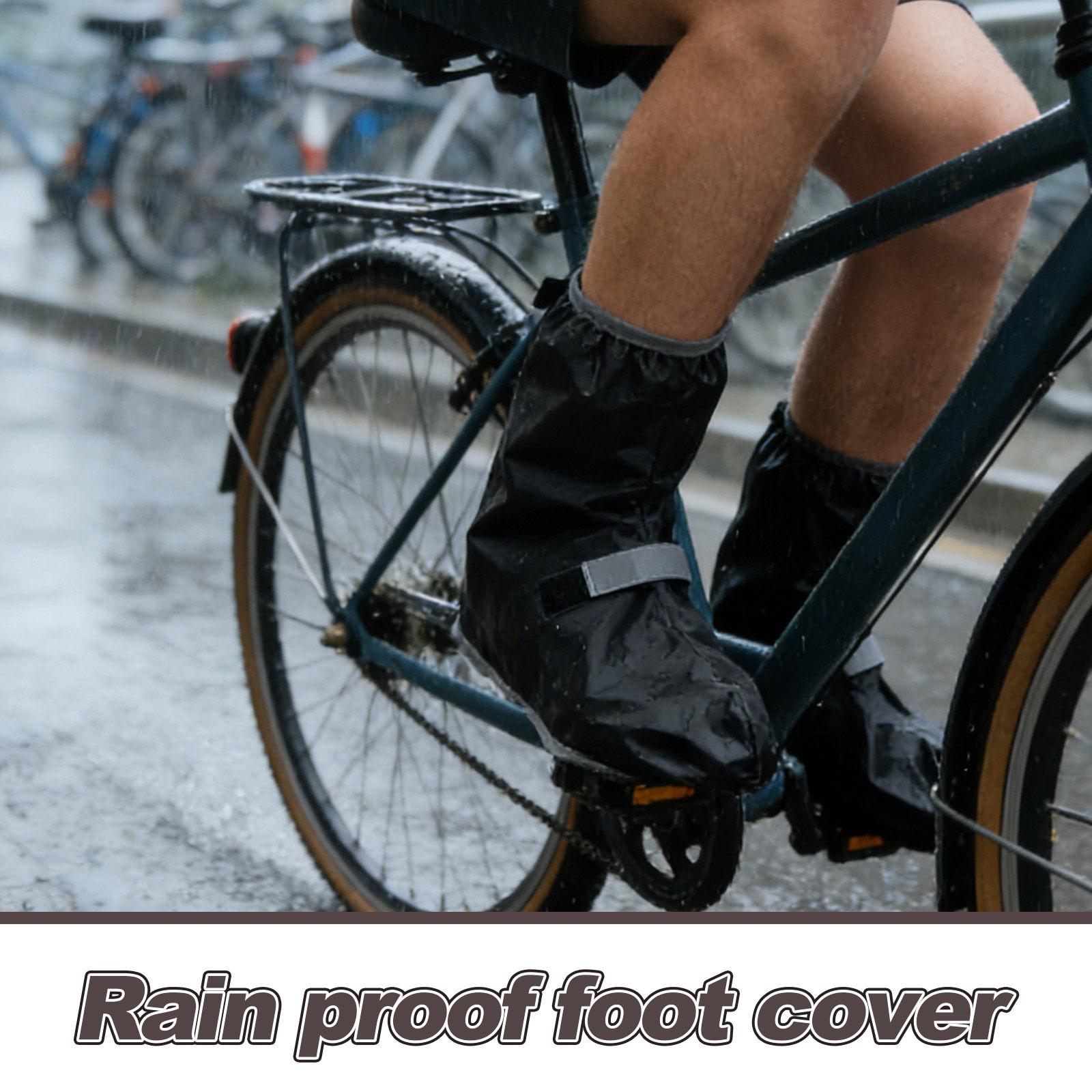 1組 防水シューズカバー 滑り止め レインプロテクター サイ - Cycling Commute Shoes のレビューと価格