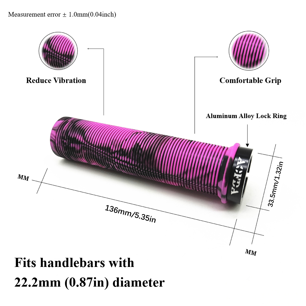1ペア 22.2mm 片面ロックオン MTB/DH/BMX/ - Bell Handlebar Ring のレビューと価格
